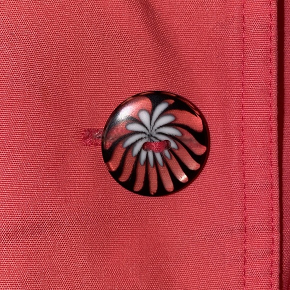 VINTAGE PINK TRENCH - Picture 5 of 6